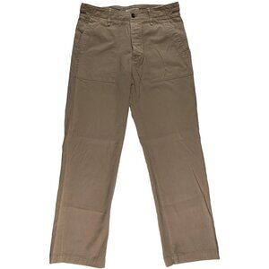 Burberry London Straight Leg Utility Chino Khaki men's size 32R / 32x30.5
